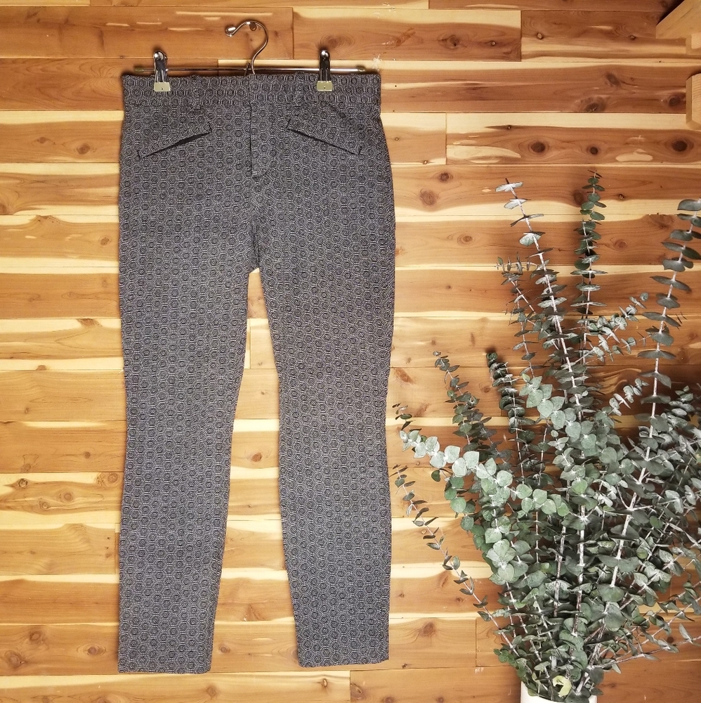 Gap Skinny Ankle Grey Print